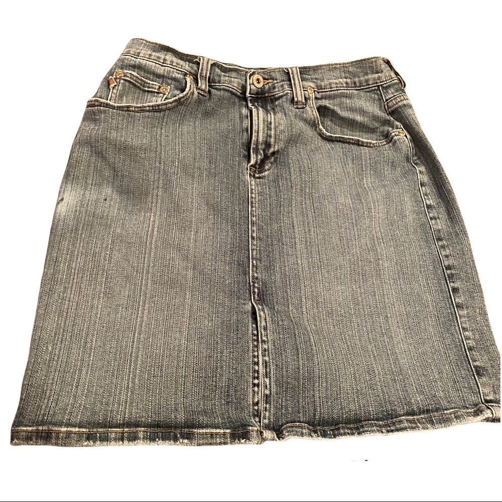 Z Cavaricci Vintage Blue Jean Mini Skirt Size 10